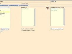 The foldermanagement as admin