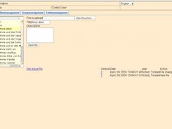 The view of filemanagement as admin
