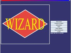 Splash screen at the start of the game
