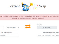 WizardSwap.io Screenshot 1