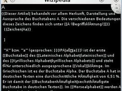Article "A" in a very early version