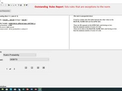 WizRule Outstanding Rules Report