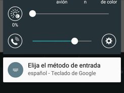 Menu para Cambiar de Teclados