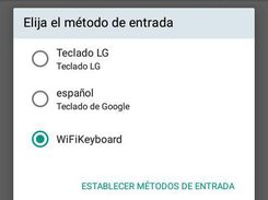 Cambiamos de Teclado