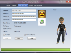 Xbox Tools Tab - Profile and Avatar Loaded