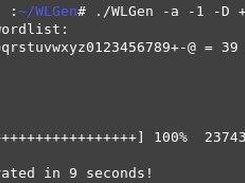 Dictionary generated