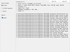 Create file list - full path.