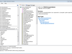 Browse WMI Namespaces and Classes