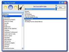 Screenshot of Windows Music Player - PreAlpha