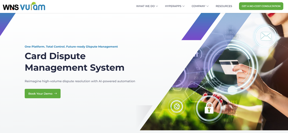 WNS-Vuram Card Dispute Management System Screenshot 1