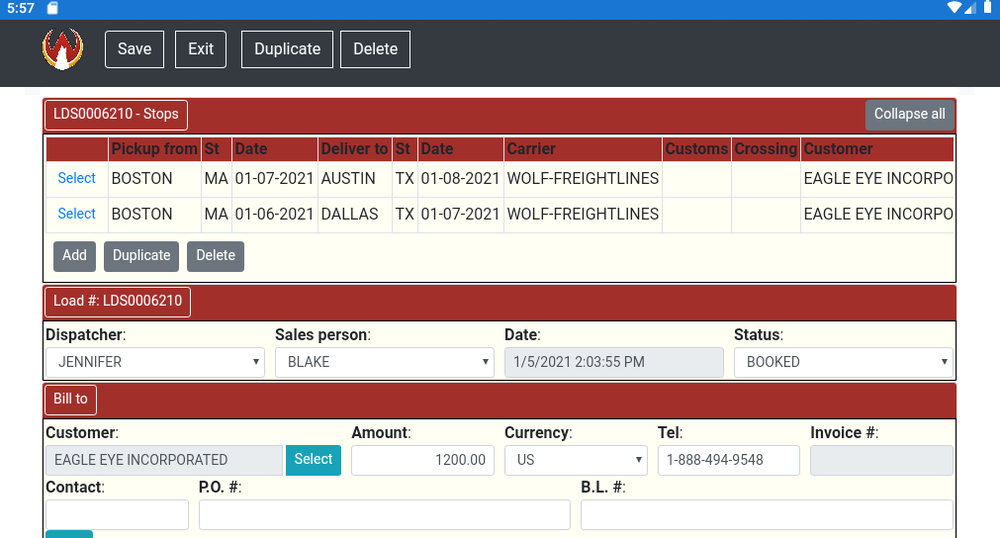 WolfDispatch Screenshot 1