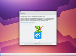 Welcome screen