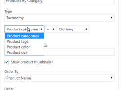 Woocommerce Product List Widget Screenshot 3
