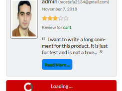 On loading more reviews