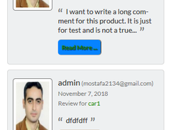 After loading new review