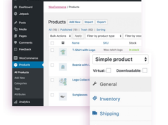 WooCommerce Screenshot 1