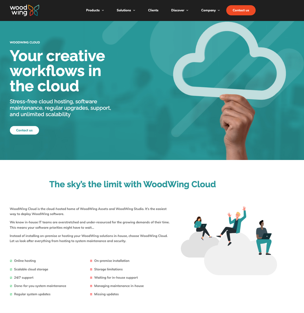 WoodWing Studio and Assets running in WoodWing Cloud