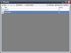 The main window with a few tasks.