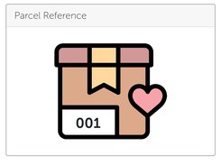 Each parcel get's a unique number. You can either write this on the parcel direct or attach a pre-printed label. This will allow you to find the parcel in your mailroom quickly on collection.