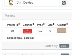 On collection, the recipient can either sign for their parcel digitally or provide their collection code to confirm pick up.