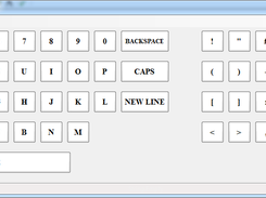 The QWERTY Virtual Keyboard within the application