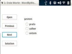 WordByWord on Nokia N810