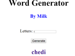 Word Generator by Milk Screenshot 2