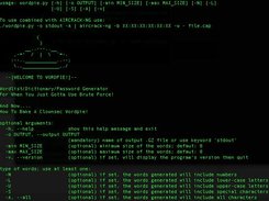 Wordpie.py Usage Output
