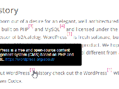 Handy Footnotes Tooltip Preview
