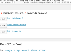 plugin wordpress link infos