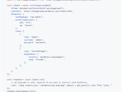 WordPress Playground Screenshot 1