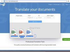 A single interface to translate all kinds of documents!