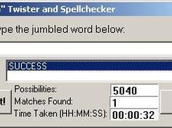 Word UnTwister and Spellchecker Main Screen