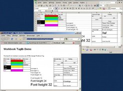 Fonts, colors, alignments, sizes, etc.