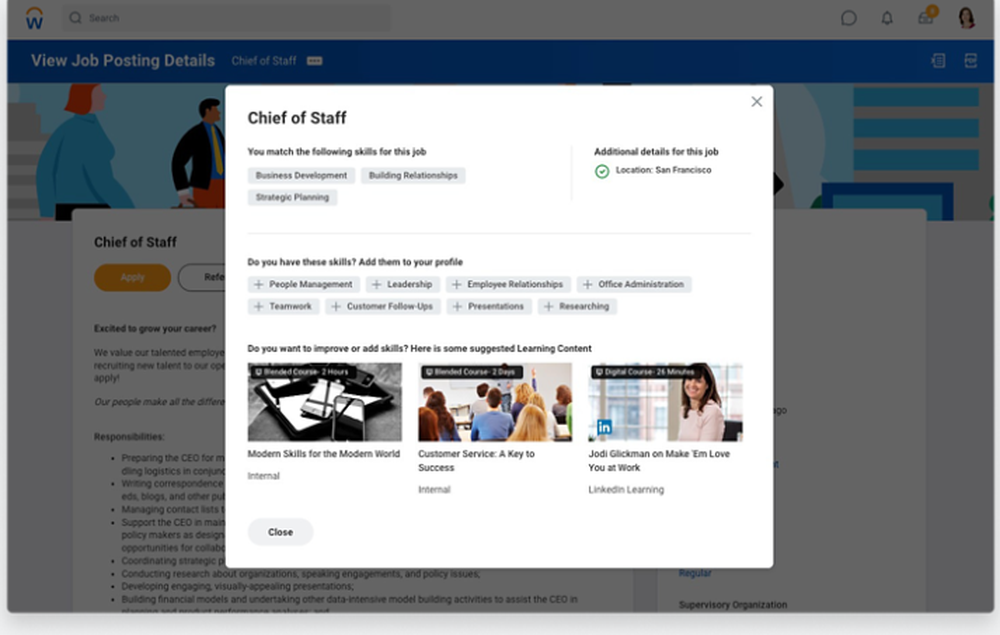 Workday Skills Cloud Screenshot 1