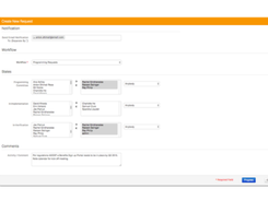 SES Workflow Management Screenshot 1