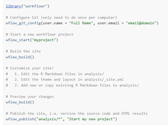 workflowr Screenshot 1