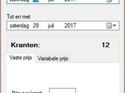 The number of working or publication days is displayed automatically