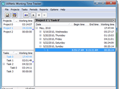 Working Time Tracker Screenshot 1