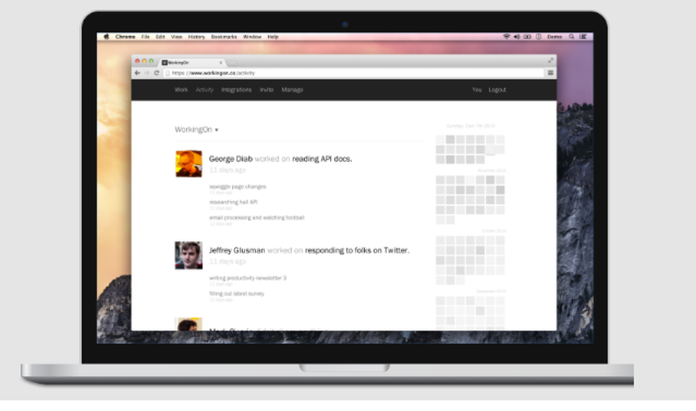 WorkingOn Screenshot 1
