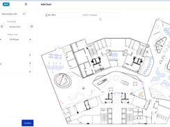 Desk Booking with Floor Plan