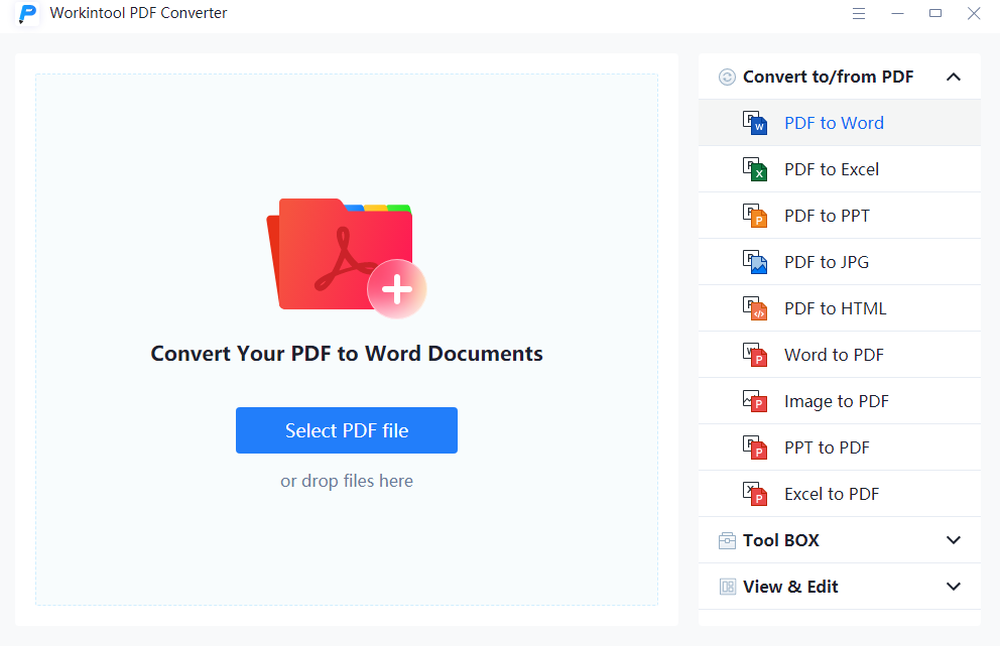 WorkinTool PDF Converter Screenshot 1