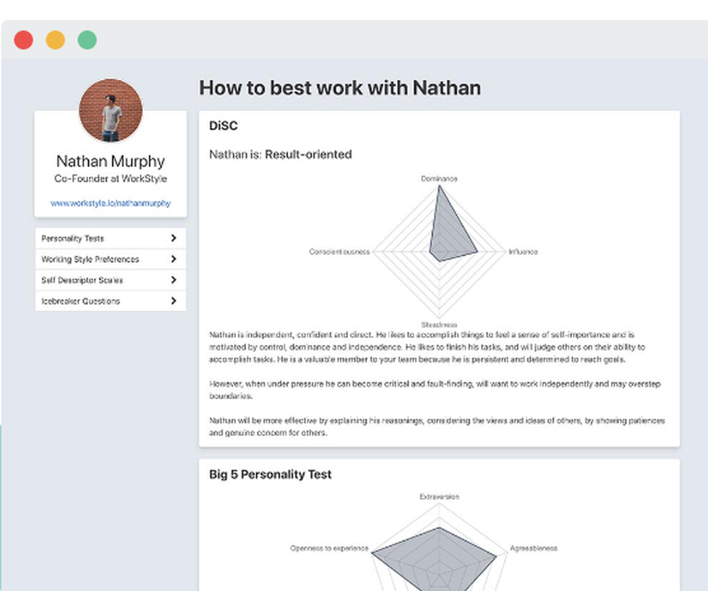 WorkStyle Screenshot 1