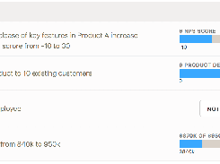 Multiple types of key results