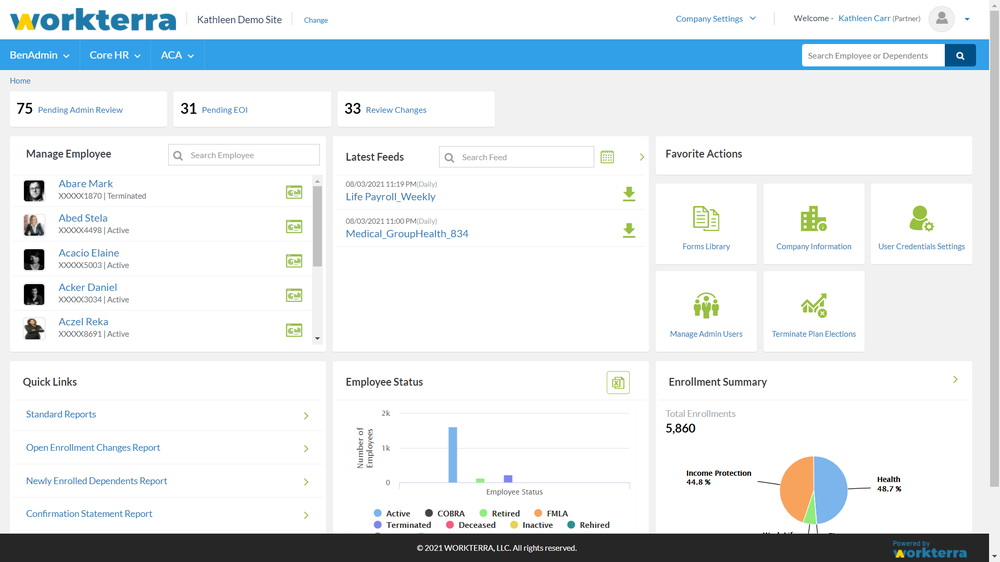 HR Dashboard