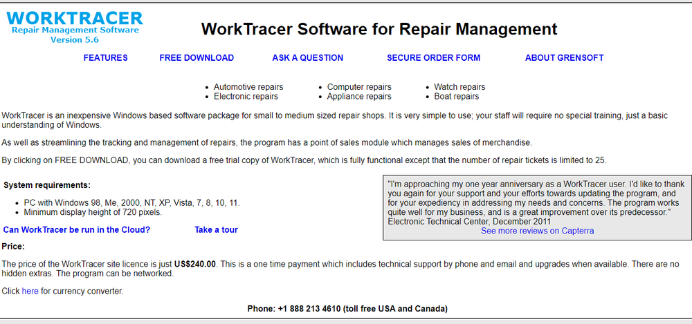 WorkTracer Screenshot 1