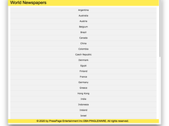 MacOS - Country List