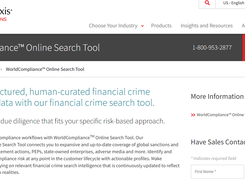 WorldCompliance Online Search Tool Screenshot 1