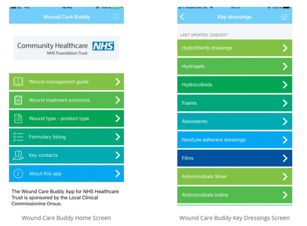 Wound Care Buddy App Screenshot 1