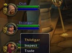 Using the party menu to assing karma.